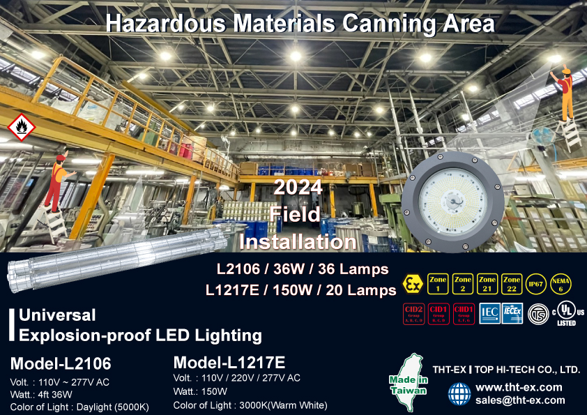Sharing our field installation at Ink high-risk factory