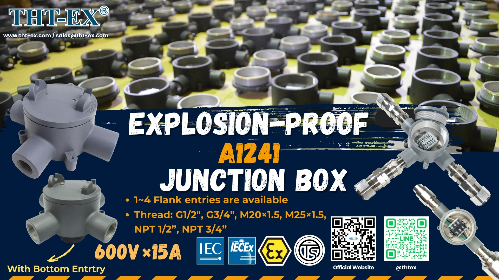 Engineered for Safety: The A1241 Explosion-Proof Junction Box