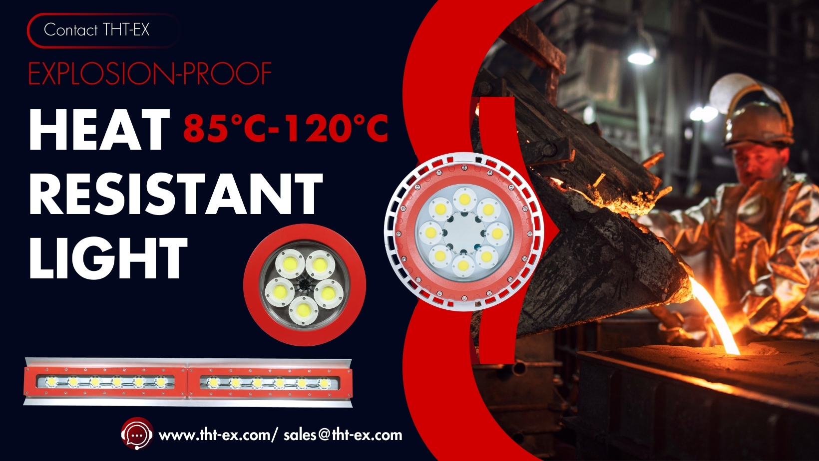 World’s FIRST UL Certified 100°C High-Temp Explosion-Proof LED | THT-EX Breakthrough