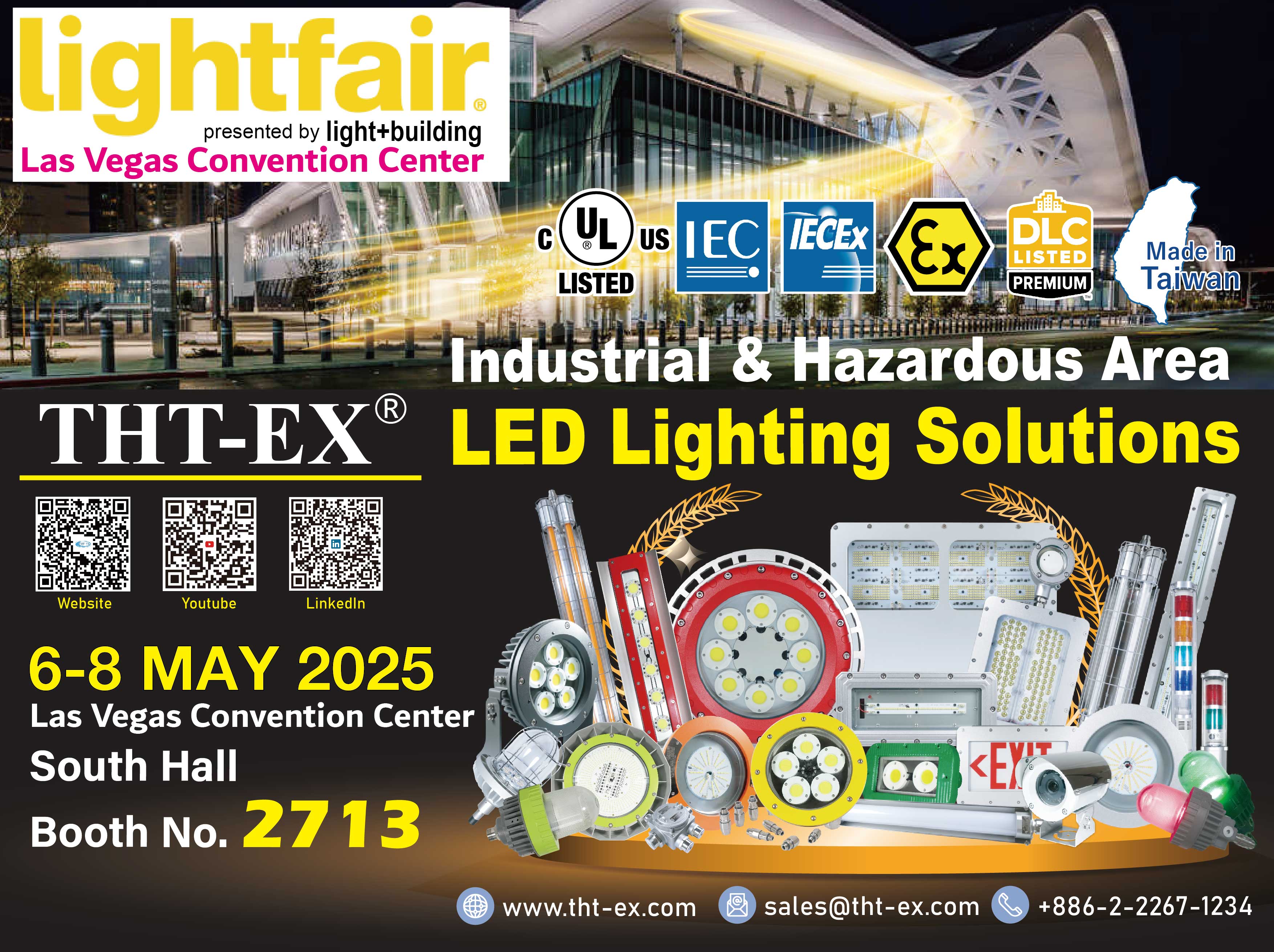 THT-EX Shines at LightFair 2025! Exploring the Infinite Future of Lighting Worldwide.